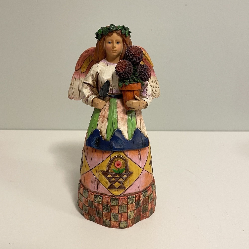 Jim Shore 2002 Heartwood Creek "Angel of Persistence" Figurine 7" Tall #108920
